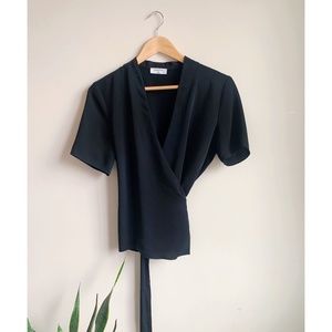 Babaton Wrap Blouse